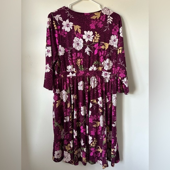 Torrid Mini Studio Knit Wrap  Dress - Picture 2 of 3